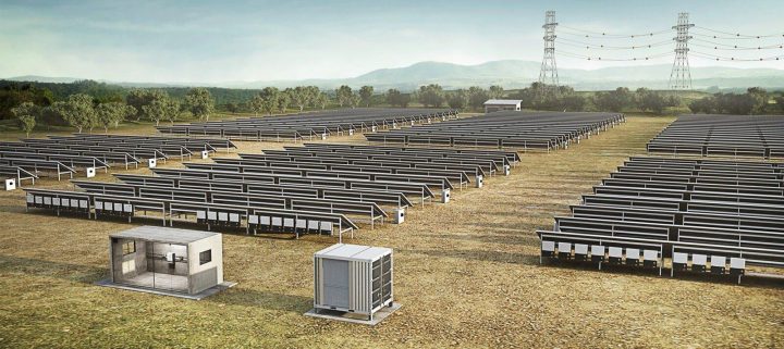 How does a solar power plant work?