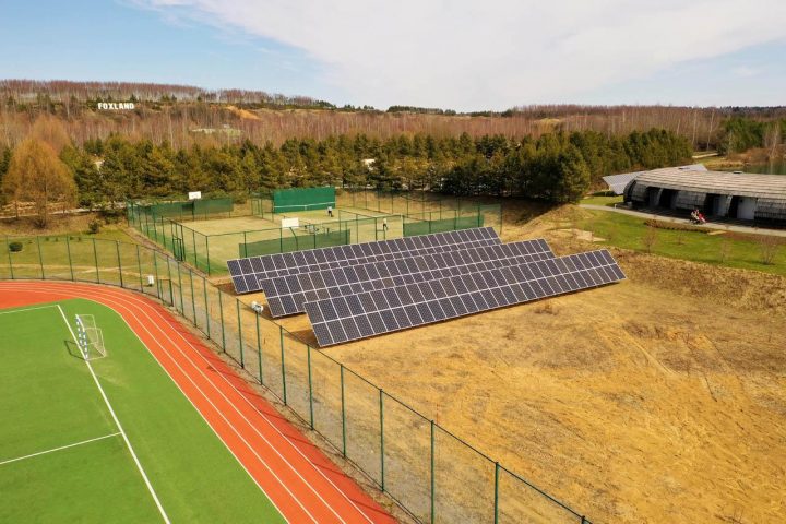 Construction of a solar power station for the hotel complex in Moscow has been completed