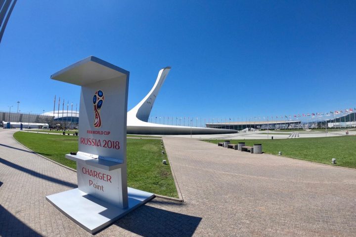 NEOSUN has realized an autonomous charging station for 2018 FIFA World Cup in Russia