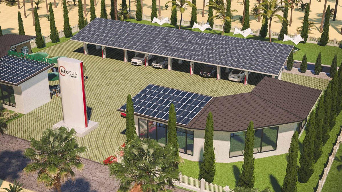 Neosun solar carport